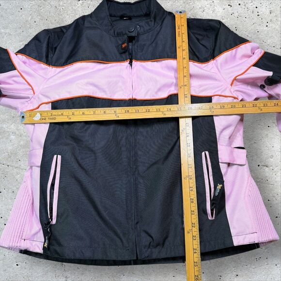 Xelement Women’s Armored Motorcycle Jacket 3XL – Black Pink Trim - Picture 13 of 13